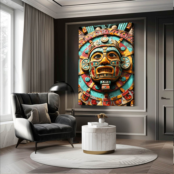 Mexican Wall Art Tribal Mask | MusaArtGallery™