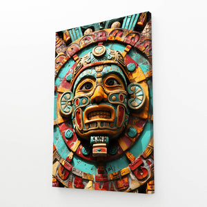 Mexican Wall Art Tribal Mask | MusaArtGallery™