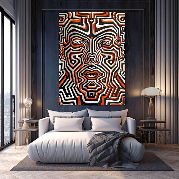 Mexican Wall Art Vibrant Face | MusaArtGallery™