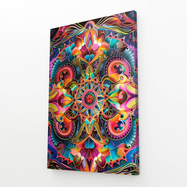 Mexican Wall Art Vibrant Mandala | MusaArtGallery™