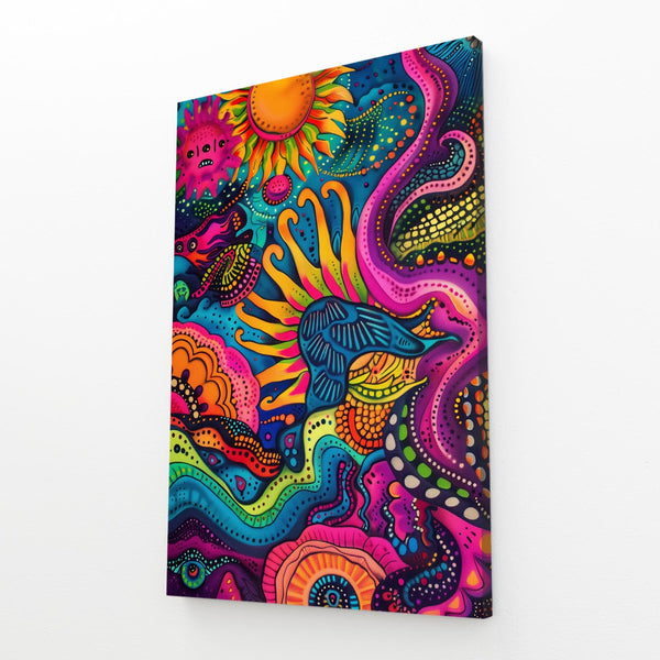 Mexican Wall Art Vibrant Ocean | MusaArtGallery™