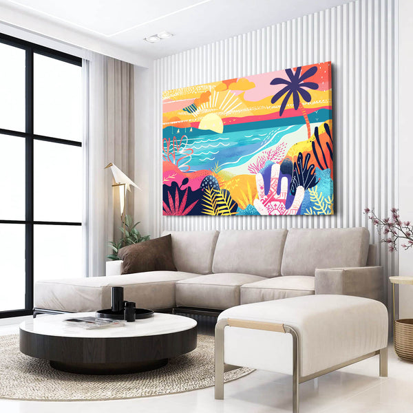 Mexican Wall Art Vibrant Sunset | MusaArtGallery™