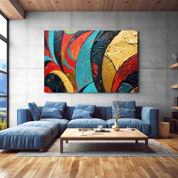 Mexican Wall Art Vivid Curves | MusaArtGallery™