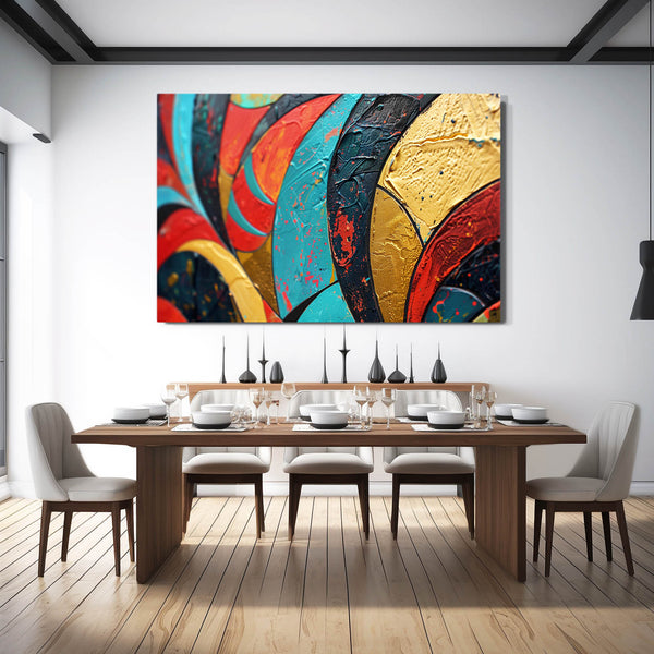 Mexican Wall Art Vivid Curves | MusaArtGallery™