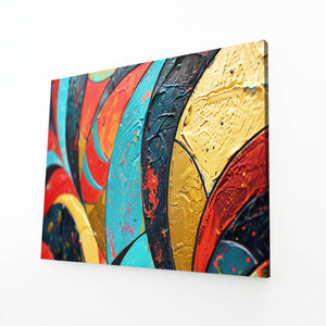 Mexican Wall Art Vivid Curves | MusaArtGallery™