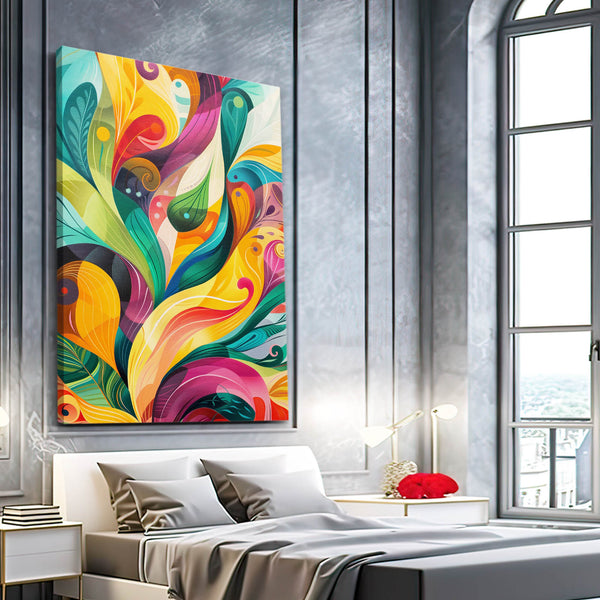 Mexican Wall Art Vivid Swirls | MusaArtGallery™