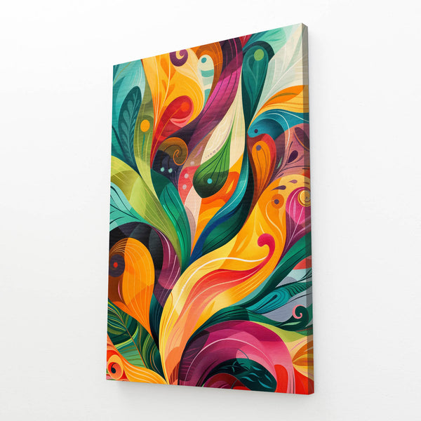 Mexican Wall Art Vivid Swirls | MusaArtGallery™