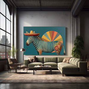 Mexican Zebra Artwork