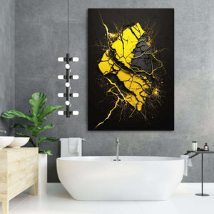 Mid-Century Modern Abstract Art Canvas | MusaArtGallery™ 