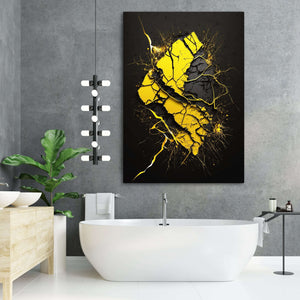 Mid-Century Modern Abstract Art Canvas | MusaArtGallery™ 