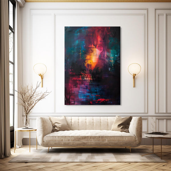 Midnight Glow Abstract Art | MusaArtGallery™