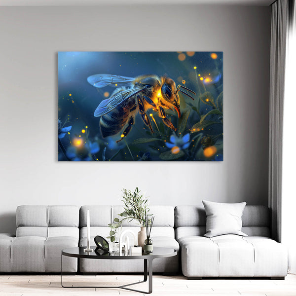 Midnight Glow Bee Art | MusaArtGallery™