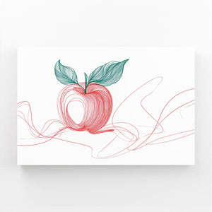 Minimal Apple Art