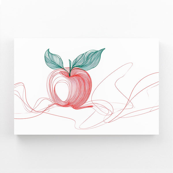 Minimal Apple Art