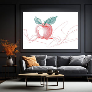 Minimal Apple Art