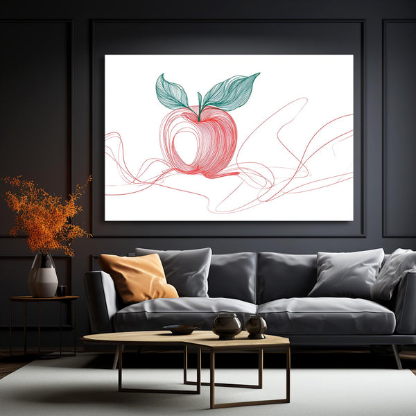 Minimal Apple Art