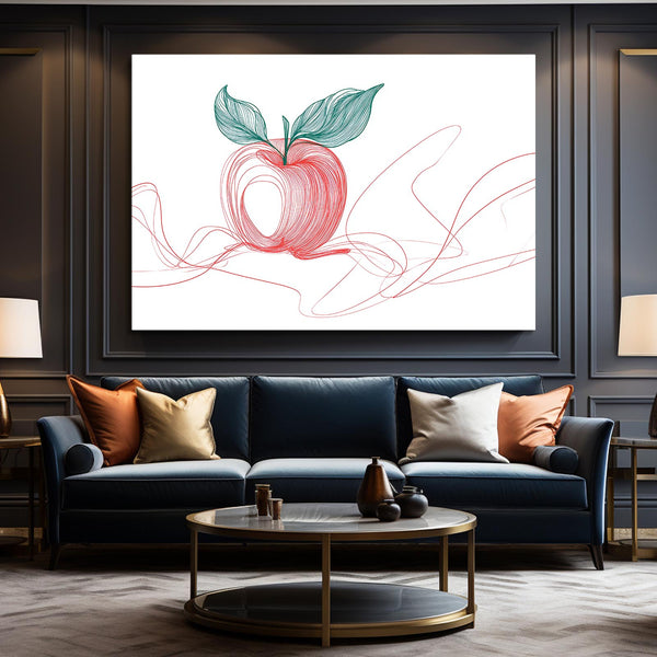 Minimal Apple Art