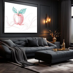 Minimal Apple Art