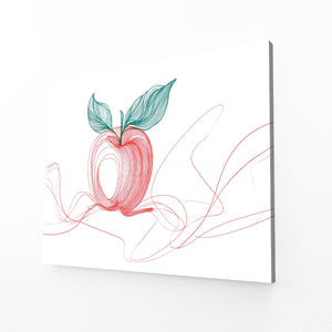 Minimal Apple Art
