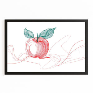 Minimal Apple Art