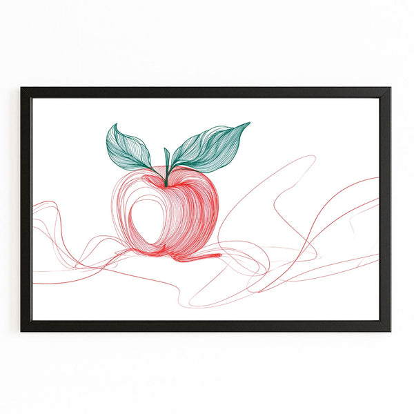 Minimal Apple Art