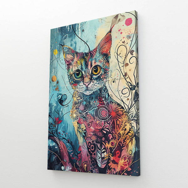 Minimal Cat Art | MusaArtGallery™