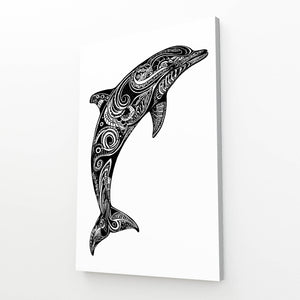 Minimal Dolphin Art