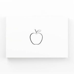Minimalist Apple Art