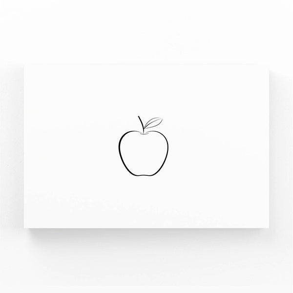 Minimalist Apple Art