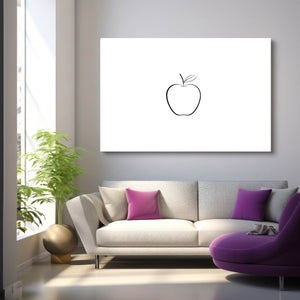 Minimalist Apple Art