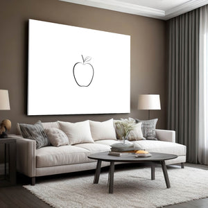 Minimalist Apple Art