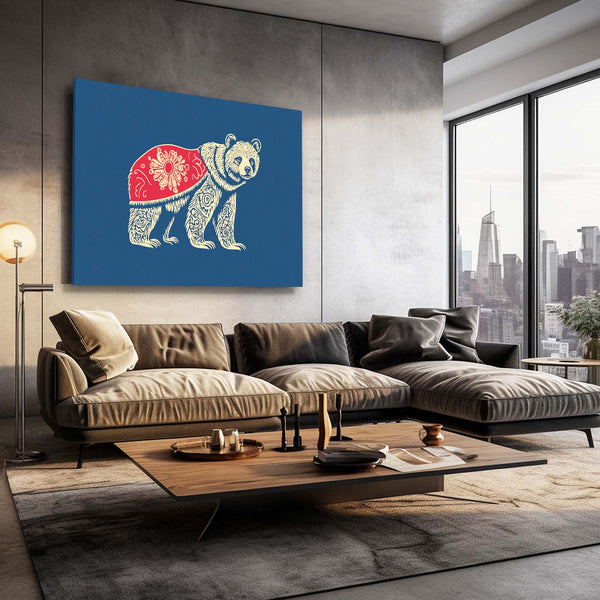 Minimalist Bear Print