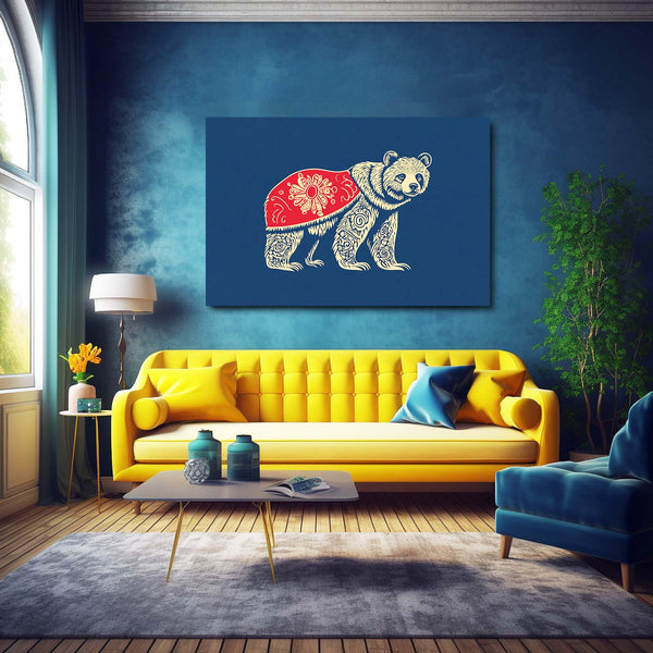 Minimalist Bear Print
