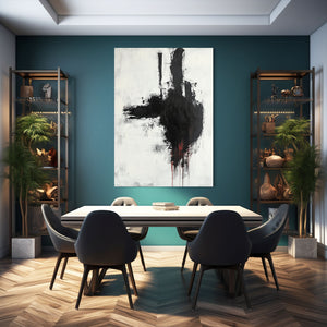 Minimalist Black Abstract Art
