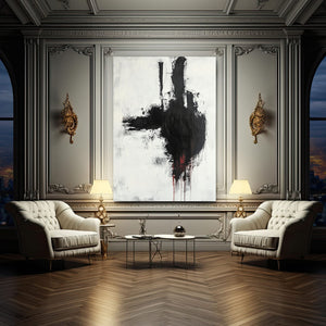 Minimalist Black Abstract Art