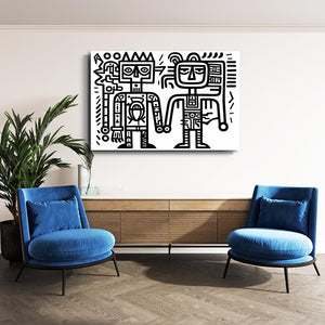 Minimalist Black and White Abstract Art | MusaArtGallery™