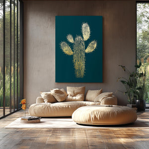 Minimalist Cactus Art Print