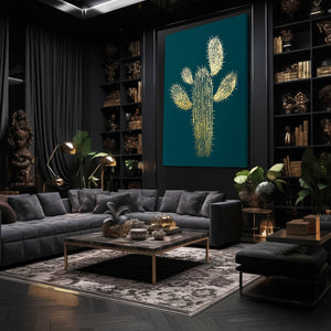 Minimalist Cactus Art Print