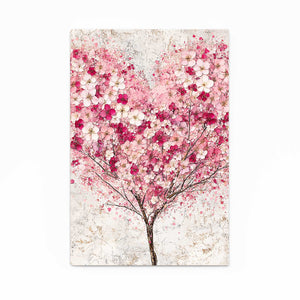 Minimalist Cherry Blossom Tree Art