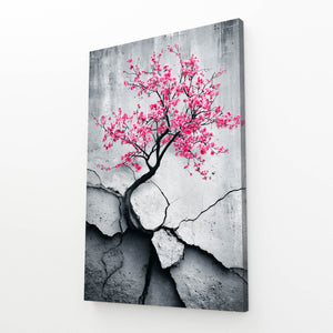 Minimalist Cherry Blossom Tree Wall Art