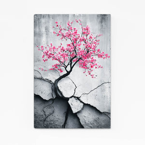 Minimalist Cherry Blossom Tree Wall Art