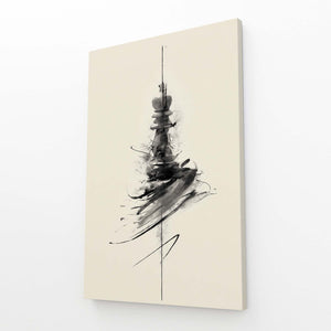 Minimalist Chess Line Art