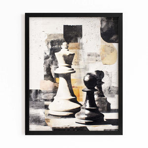 Minimalist Chess Piece Art