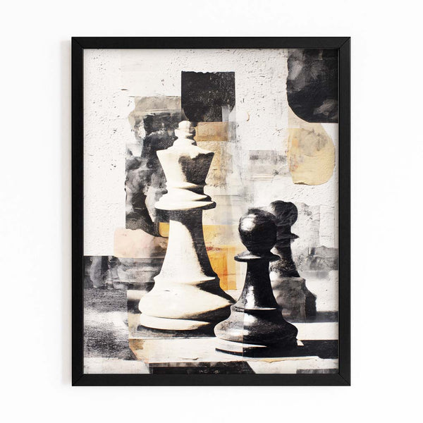 Minimalist Chess Piece Art