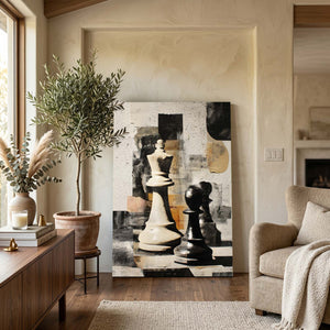 Minimalist Chess Piece Art