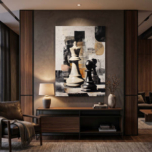 Minimalist Chess Piece Art