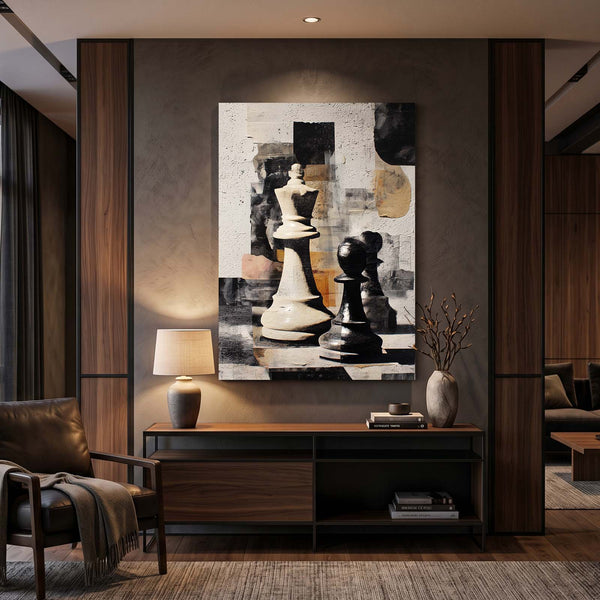 Minimalist Chess Piece Art
