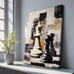 Minimalist Chess Piece Art