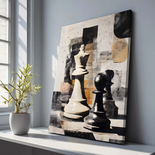 Minimalist Chess Piece Art
