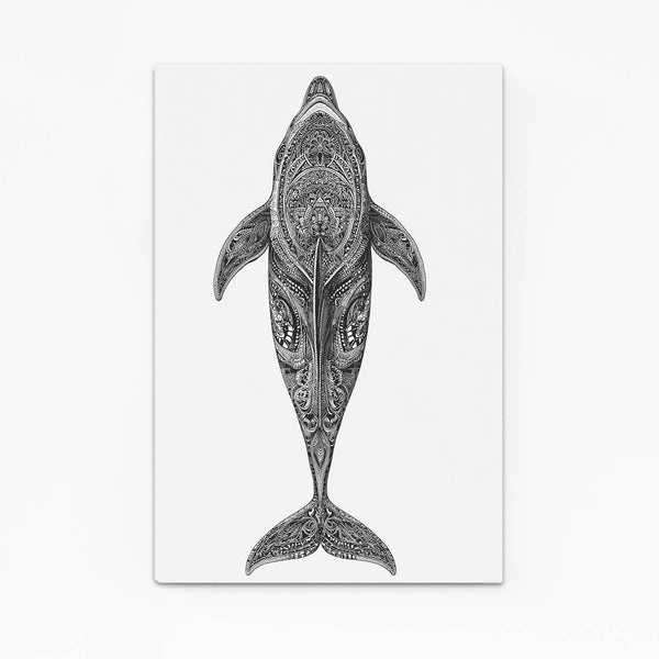 Minimalist Dolphin Wall Art